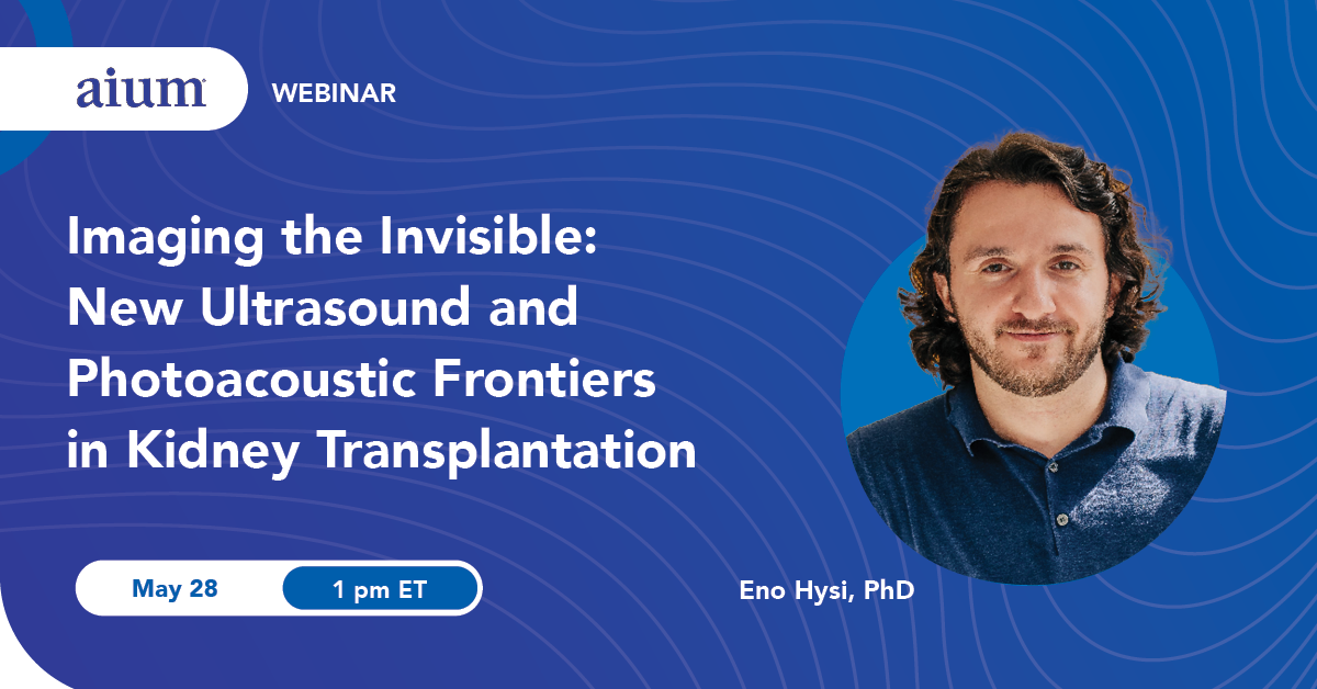 May 28 - Kidney Transplant webinar
